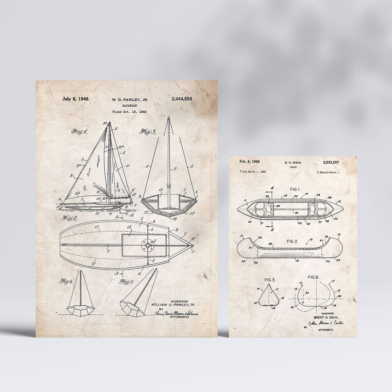 Planche  N° 245 et 246  Dessins & Gravures Brevets Plans Marques main image 1