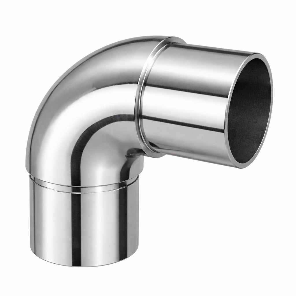 Kolanko 90 dla poręczy balustrady fi42,4 x 2,0 mm, AVIS, stal nierdzewna, polerowane