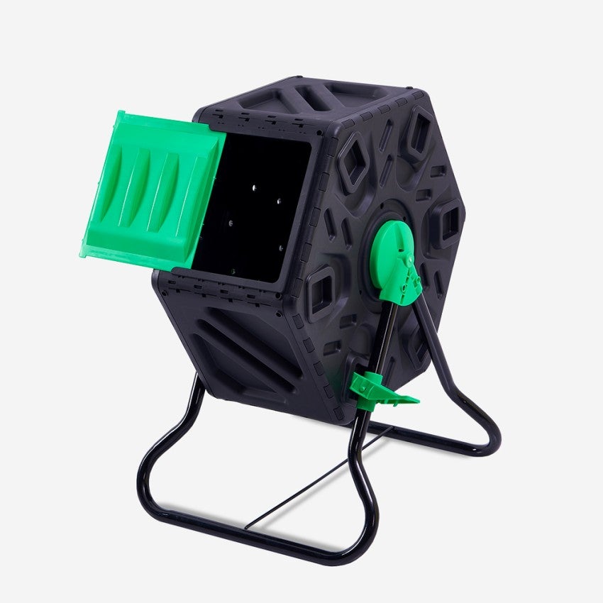 Composteur Rotatif Maze 245 Litres U00e0 Double Cellules - Lombricomposteur, Vers De Terre, Lombriculture