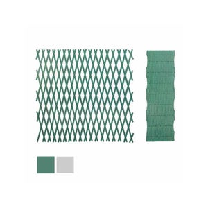 TENAX Treplas 100x200 Cm &ndash; Traliccio Estensibile In PVC Verde Per Fiori, Piante Rampicanti E Divisori Da Esterno