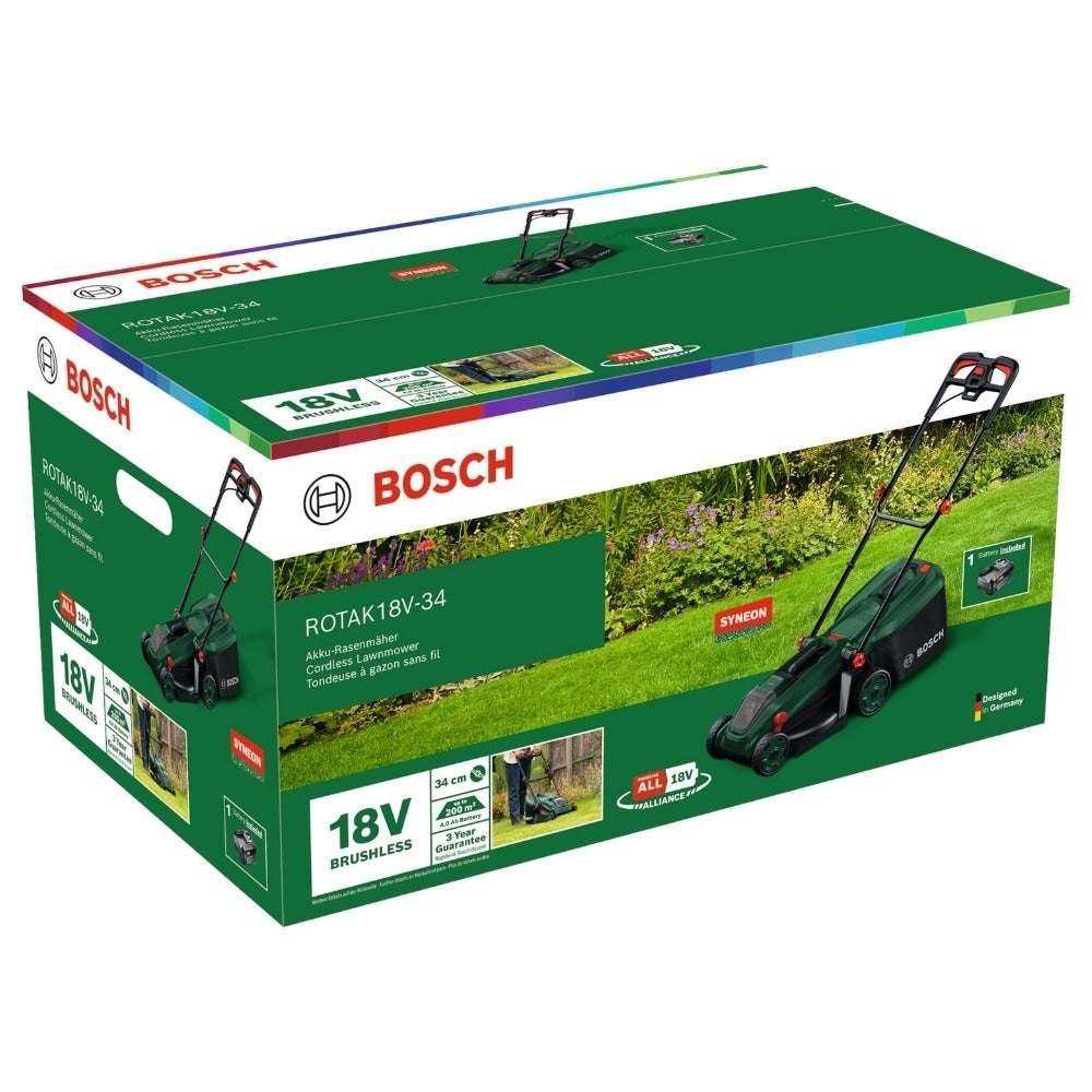 Coupe-levas sans fil ROTAK18V-34 Bosch 06008B9N00 - 3