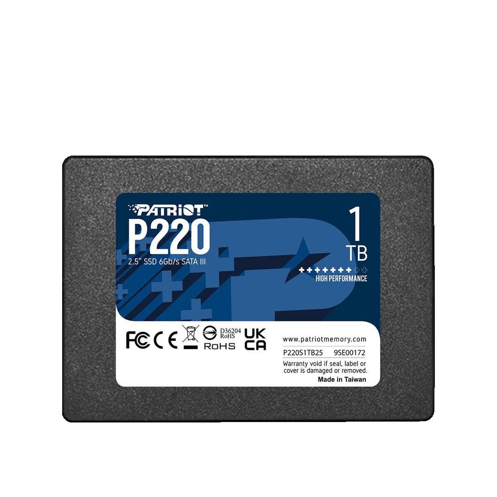 Memoria patriot p220 de 1 tb, 2,5, 1000 gb, serial ata iii
