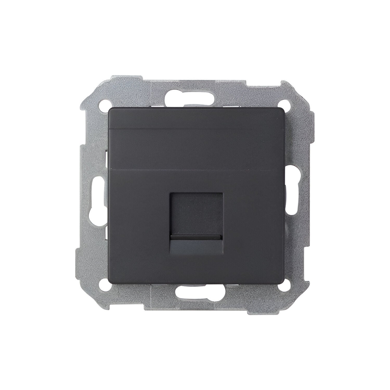 Plaque Prise RJ45 SIMON 82 Concept 8200005 - Noir mat - PC | Leroy Merlin
