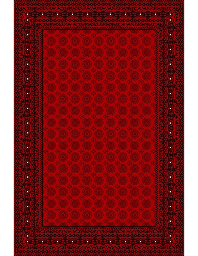 Tapis Rbati Rouge Tapis rouge salon au meilleur prix | Leroy Merlin