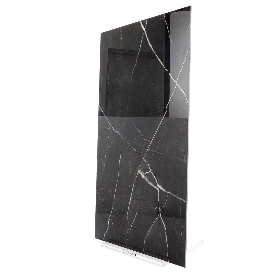Elegante Calacatta Nero - Marmo Lucido - Piastrelle 60x120 cm 9 mm - ICE 9003 60x120 GLOSSY 9 mm - 3