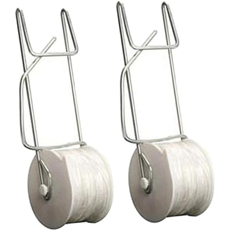 Fofetbfo 20 ganci a rullo per pomodori con corda da 15 m, ganci per supporto per pomodori a traliccio per fiori a traliccio, kit per traliccio per piante e verdure a vite