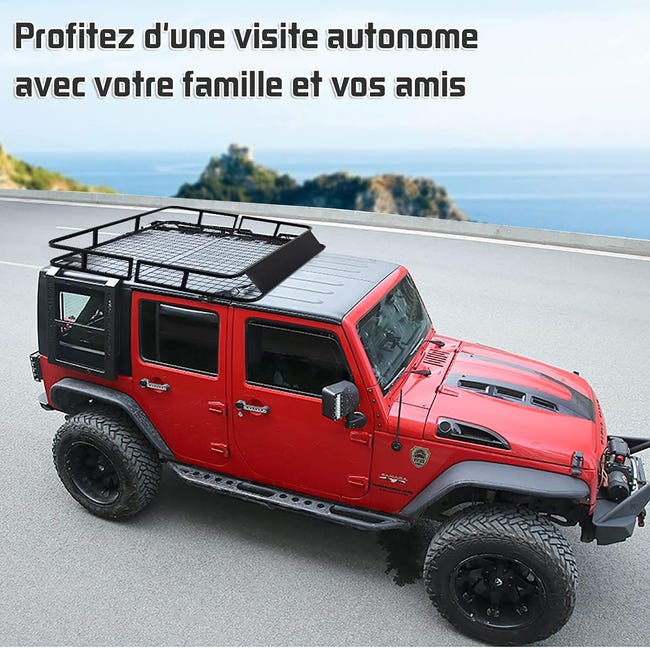 Porte-bagages de toit RC Éclairage LED pour chenille Axial SCX24 1/24 Porte-bagages de toit RC Éclairage LED pour chenille Axial SCX24 1/24