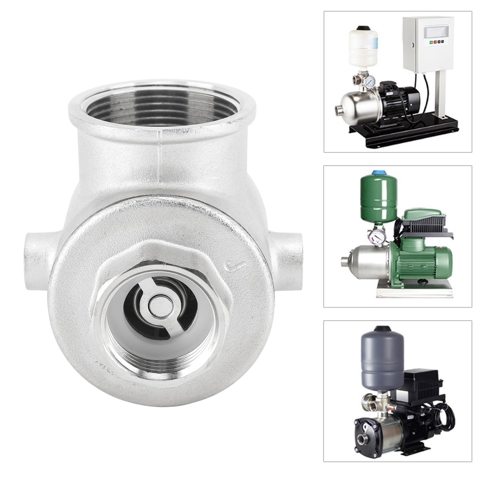 Clapet Anti-retour 3 Pouces Pour Pompe à Eau - Filtre Inférieur étanche En Alliage D'aluminium Pour Moteurs à Essence
