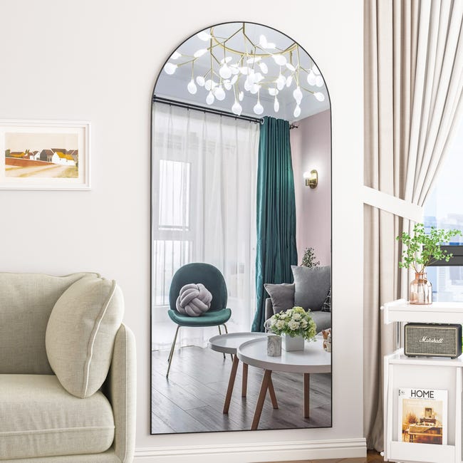 Specchio A LED A Figura Intera CASSILANDO - 165x60 Cm, Luce Dimmerabile 3 Colori, Montaggio A Parete O Pavimento - Foto 13