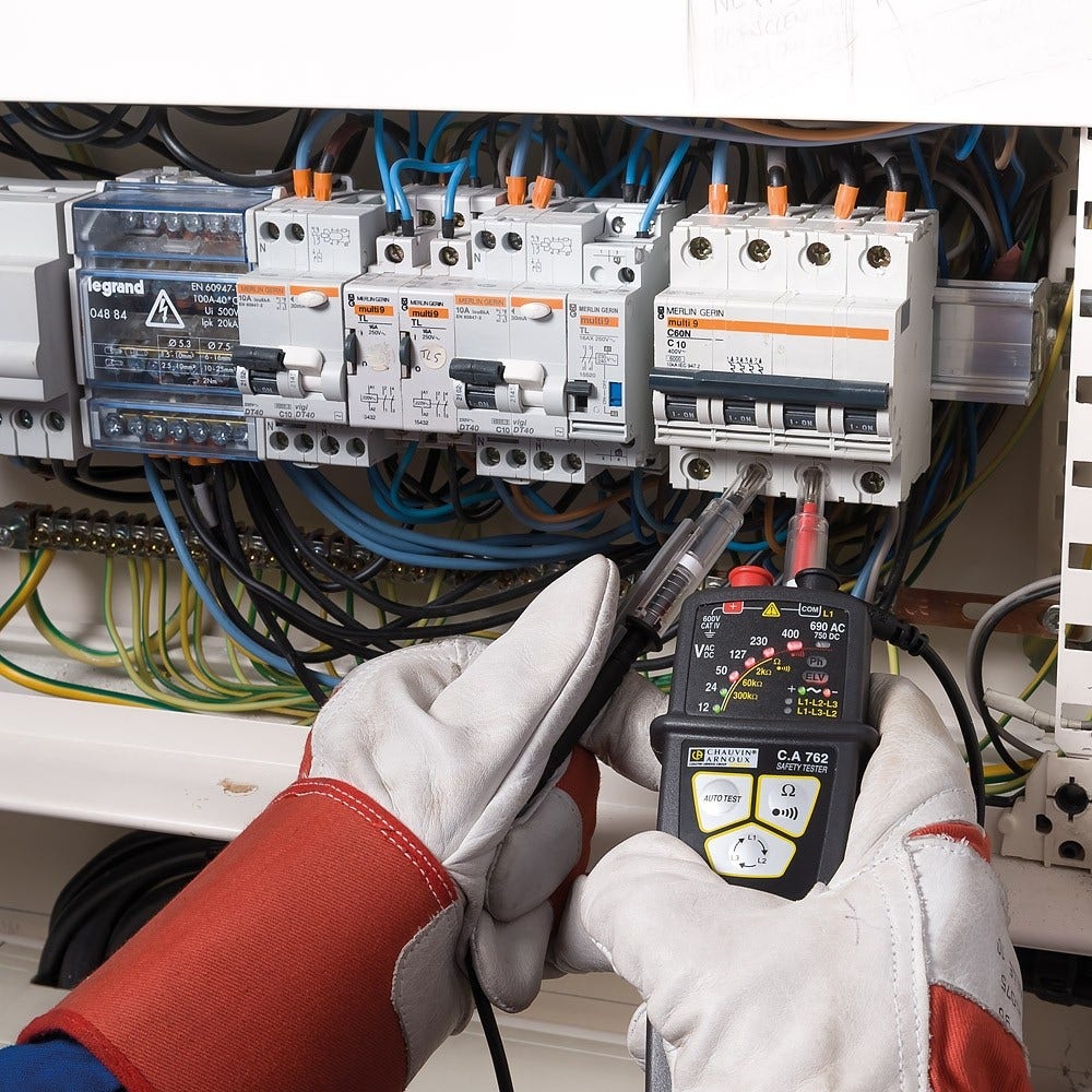 Chauvin-Arnoux - Détecteur Vérificateur d'absence de tension (VAT/DDT) C.A 762 IP2X - P01191762D - 4