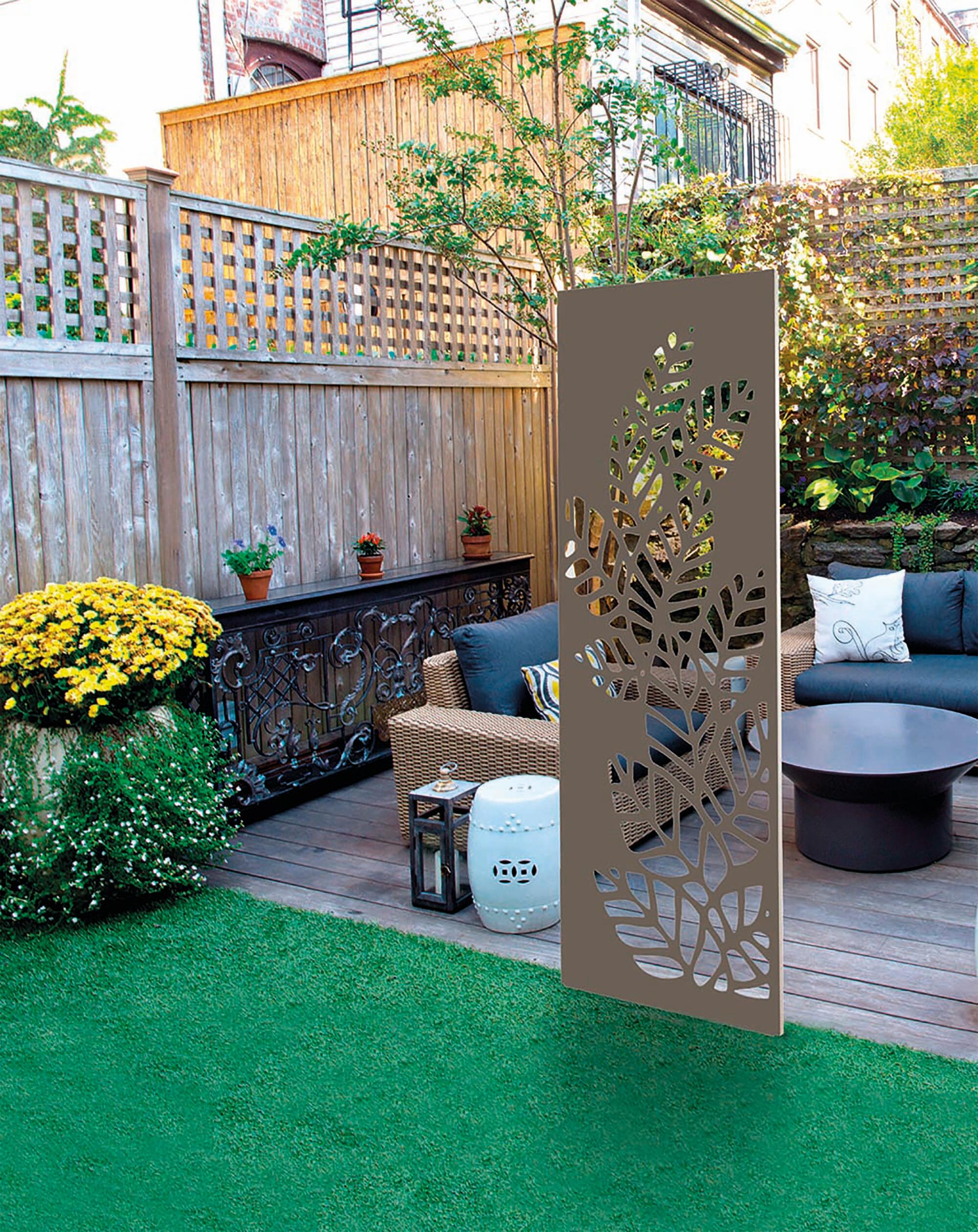 Panneau fixe décoratif Athea en acier gris 150x60 cm - 2