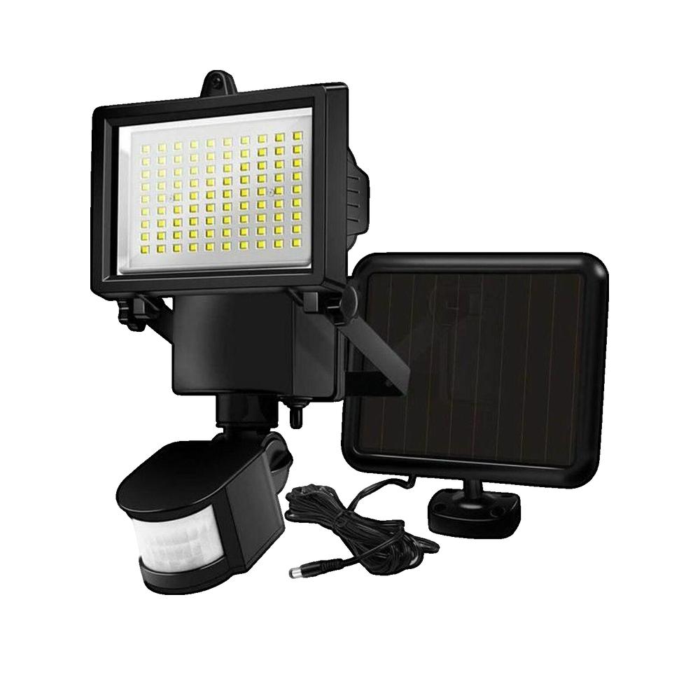 Projektor solarny Lumi-Jardin Cooper 60 LED 1000 lumen czarny