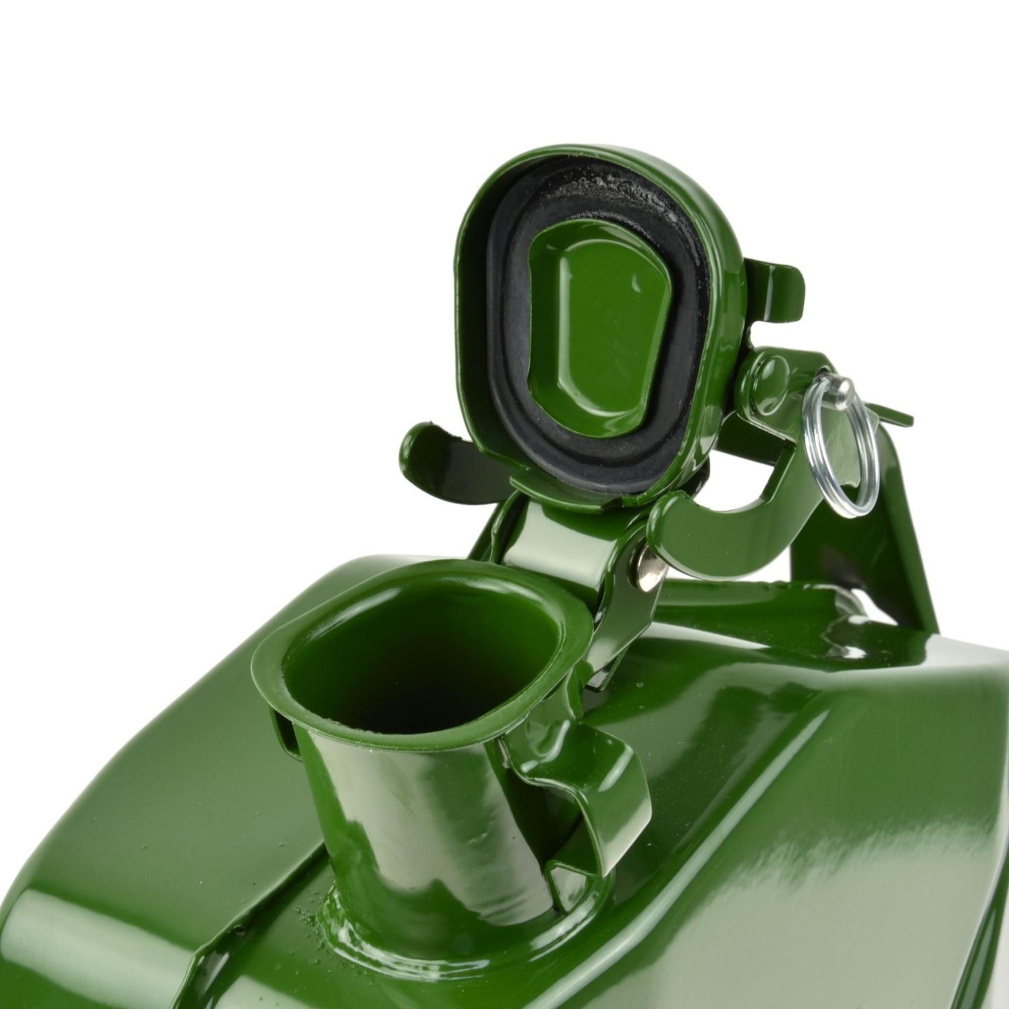 Jerrican essence en métal avec bouchon hermétique Vert 5 L - 3