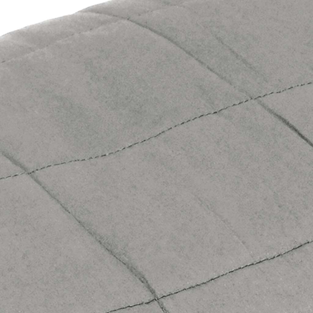 Couverture lestée Gris 200x200 cm 9 kg Tissu vidaXL - 5