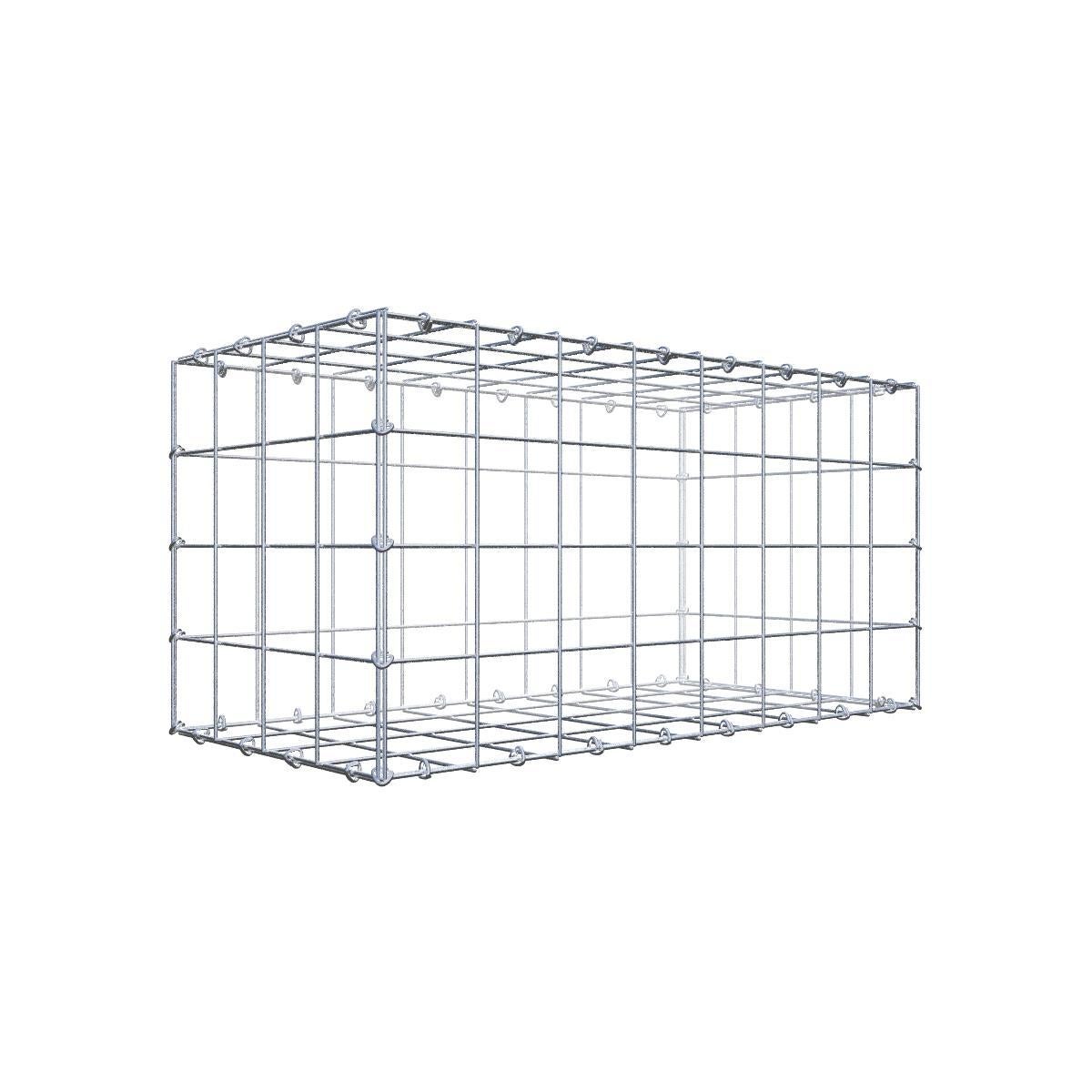 Gabion 80 cm x 40 cm x 40 cm (dł. x wys. x gł.), rozmiar oczka 10 cm x 10 cm, pierścień typu C