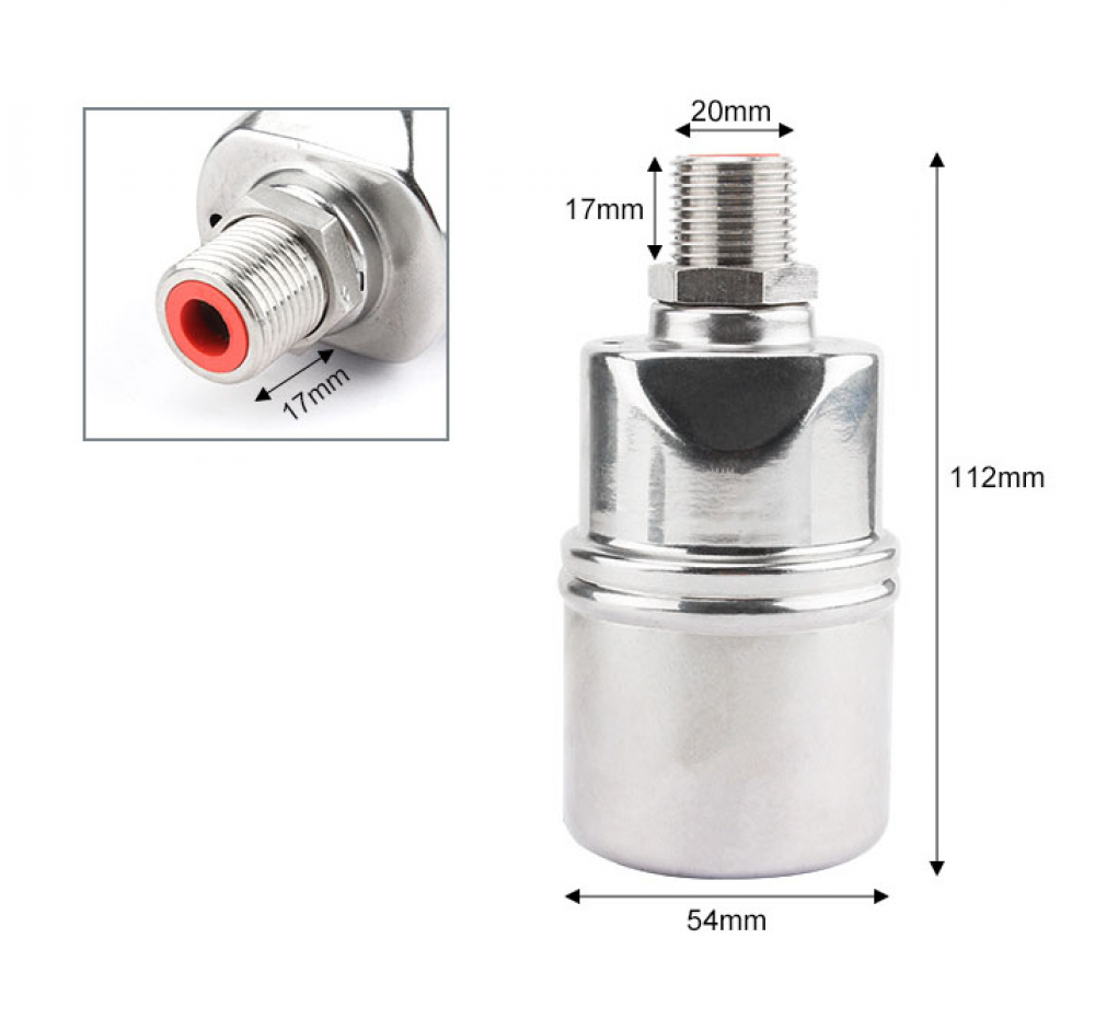 Zawór pływakowy 1/2