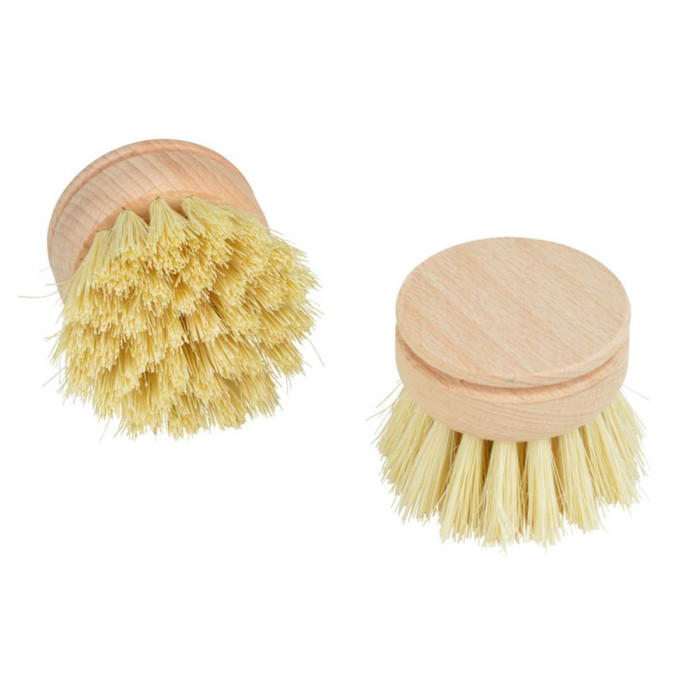 Lot De 40 Têtes De Rechange Pour Brosse WC, Orifice Intérieur 12 Mm Diametre 8 Cm Plastique Blanc 86472803
