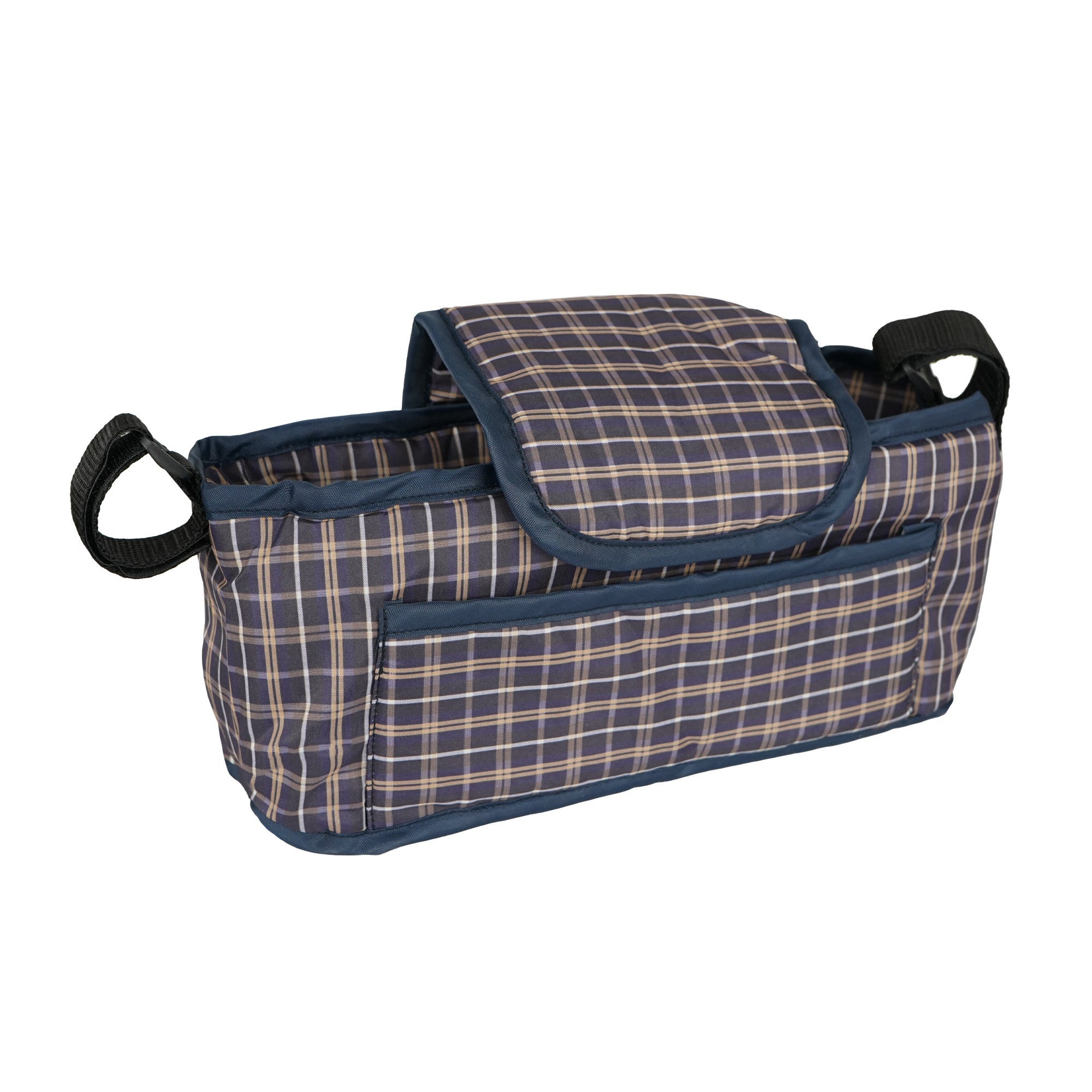 Organizer Per Passeggino, Grigio - Borsa Multitasca Capiente Per Pannolini E Biberon, Accessorio Pratico Per Neogenitori - 3