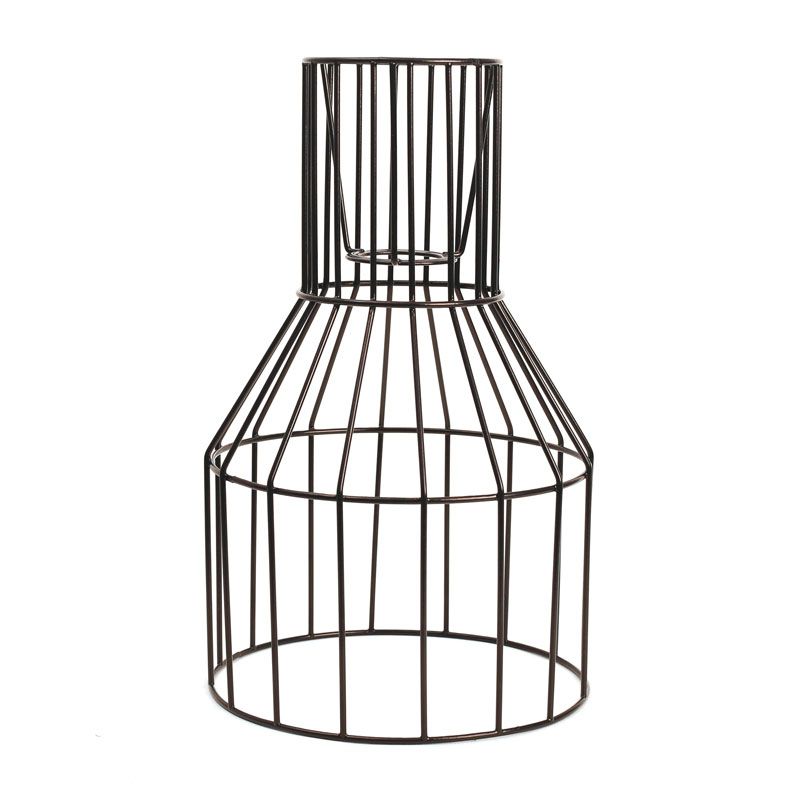 Abat-jour Carré En Coton Aubergine