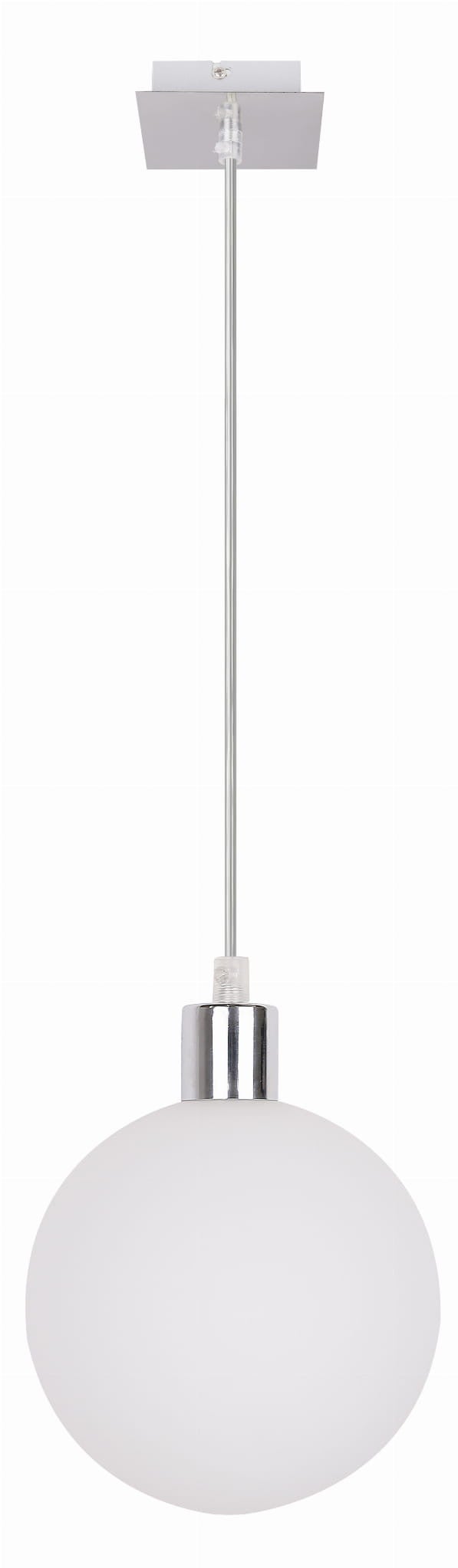 Lampa wisząca ODEN chromowana-biała 1 x G9 x 40W wym: 90 x 15 x 15 cm Candellux