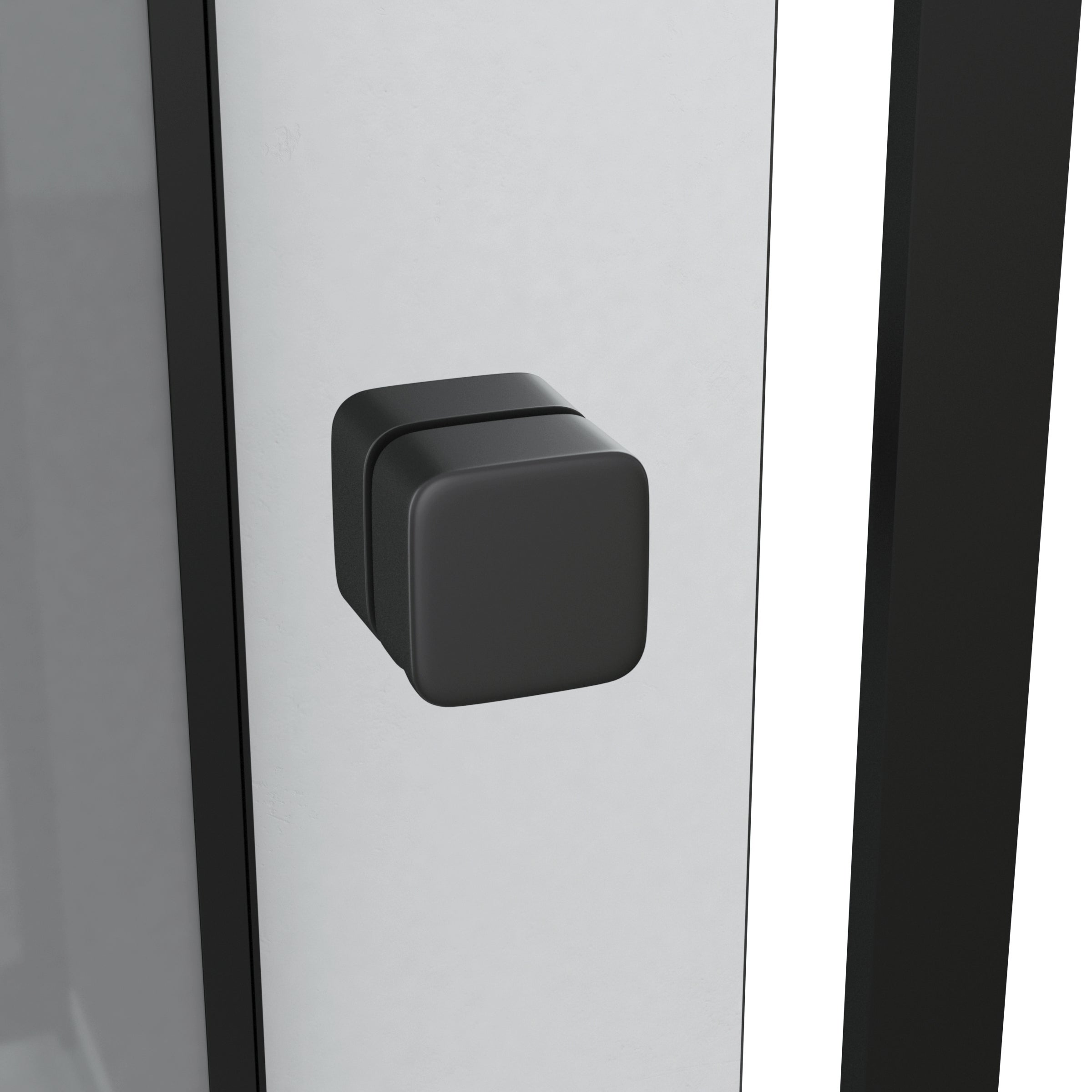 Cabine de douche Hydromassante 90x90x215 cm - Fonds Gris et Profilés Noir Mat - GREY STYLE - 7