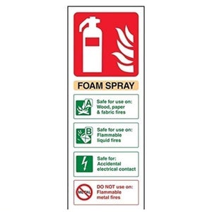 VSafety - Cartello di sicurezza sagomato, 200 x 300 cm, in vinile autoadesivo