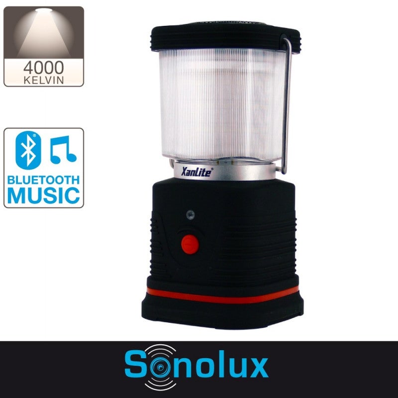 Xanlite - Lanterne Portative LED, Enceinte Connectée SONOLUX Intégrée, Rechargeable - LT150SPR - 2