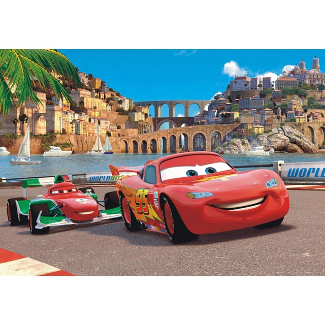 Poster initisse XXL Cars 2 à Rome Disney 155X115 CM
