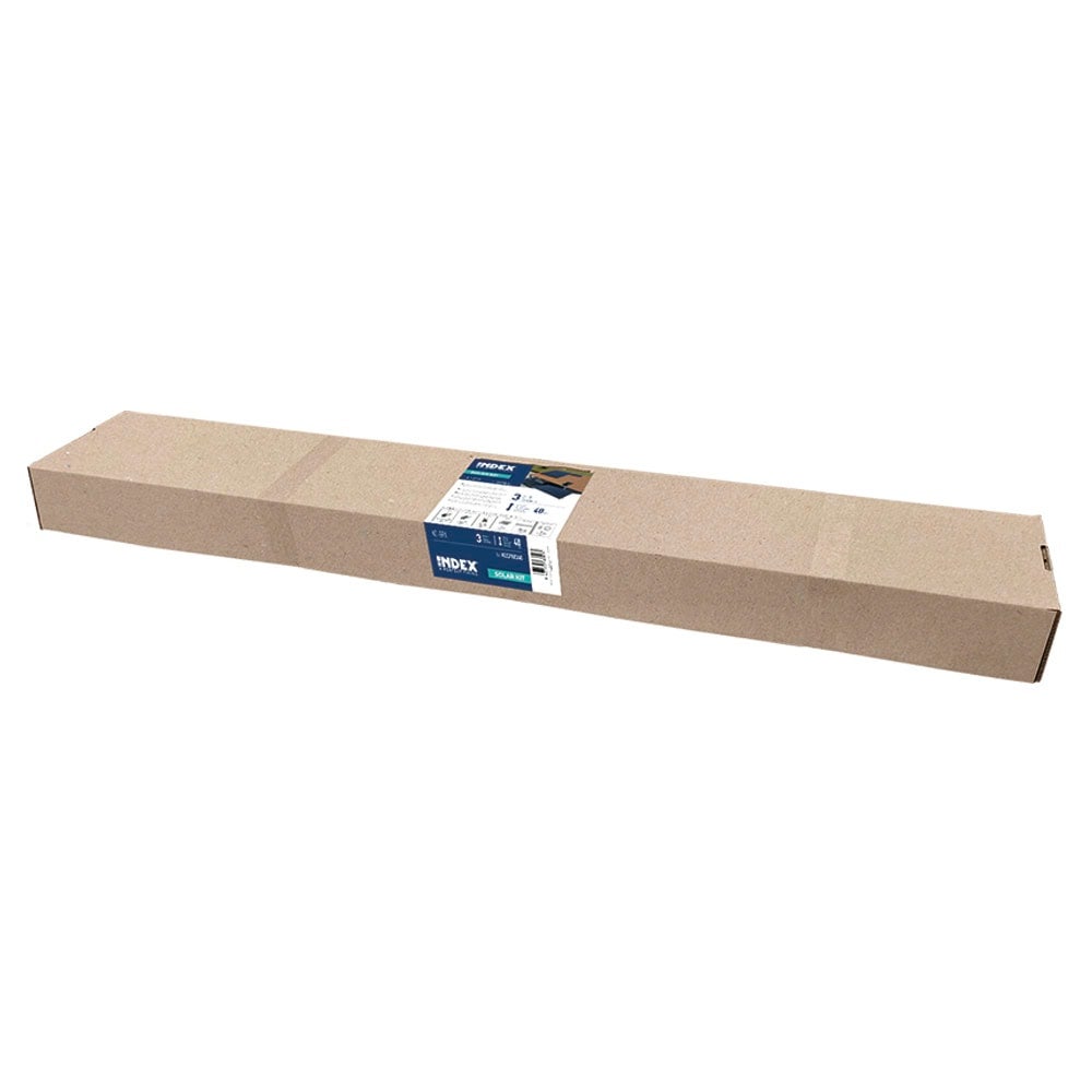 Kit pour installations solaires coplanaires avec guide en acier perforé ...