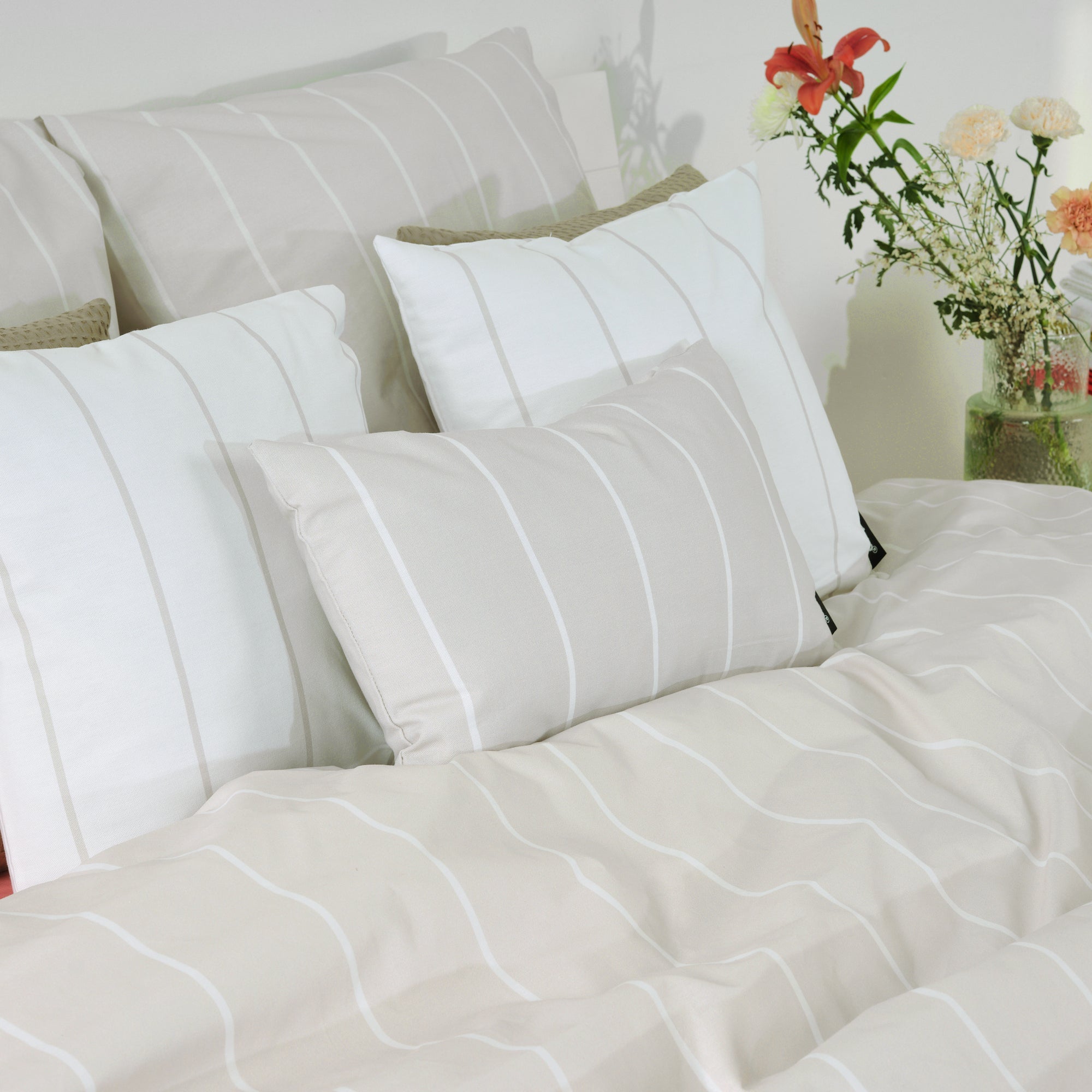 Copripiumino Clifton Beig 200x200 cm - 3