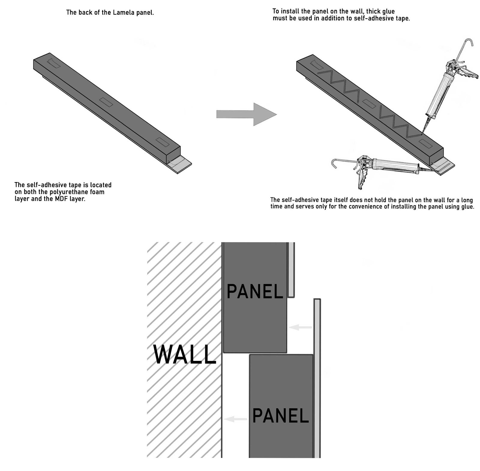 Lot de 32 Lames acoustiques insonorisants LAMELA 50x3 cm -0,5 m²surf.totale -MDF perforé laminé et mousse acoustique -Noix - 9