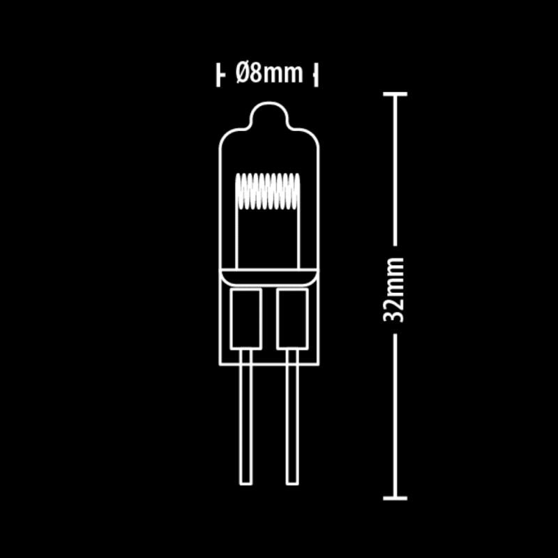 Confezione da 3 lampadine alogene, capsula G4, 375 lm, luce bianca calda, dimmerabili, XANLITE - 6