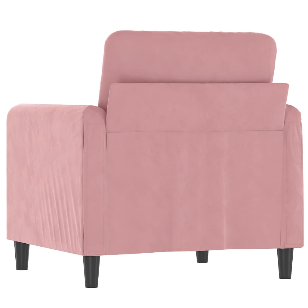 Fauteuil Rose 60 cm Velours - 5
