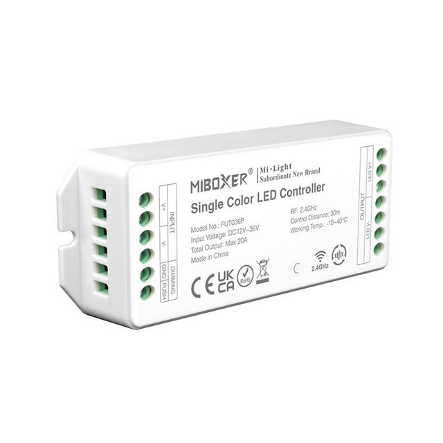 Controller LED DC12/36V 10A/Ch RadioFrequency - Mono Color 036P