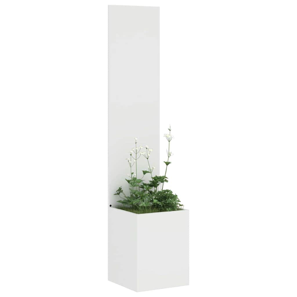 Écran de confidentialité de jardin Fretwork Blanc 32 x 150 cm vidaXL - 4