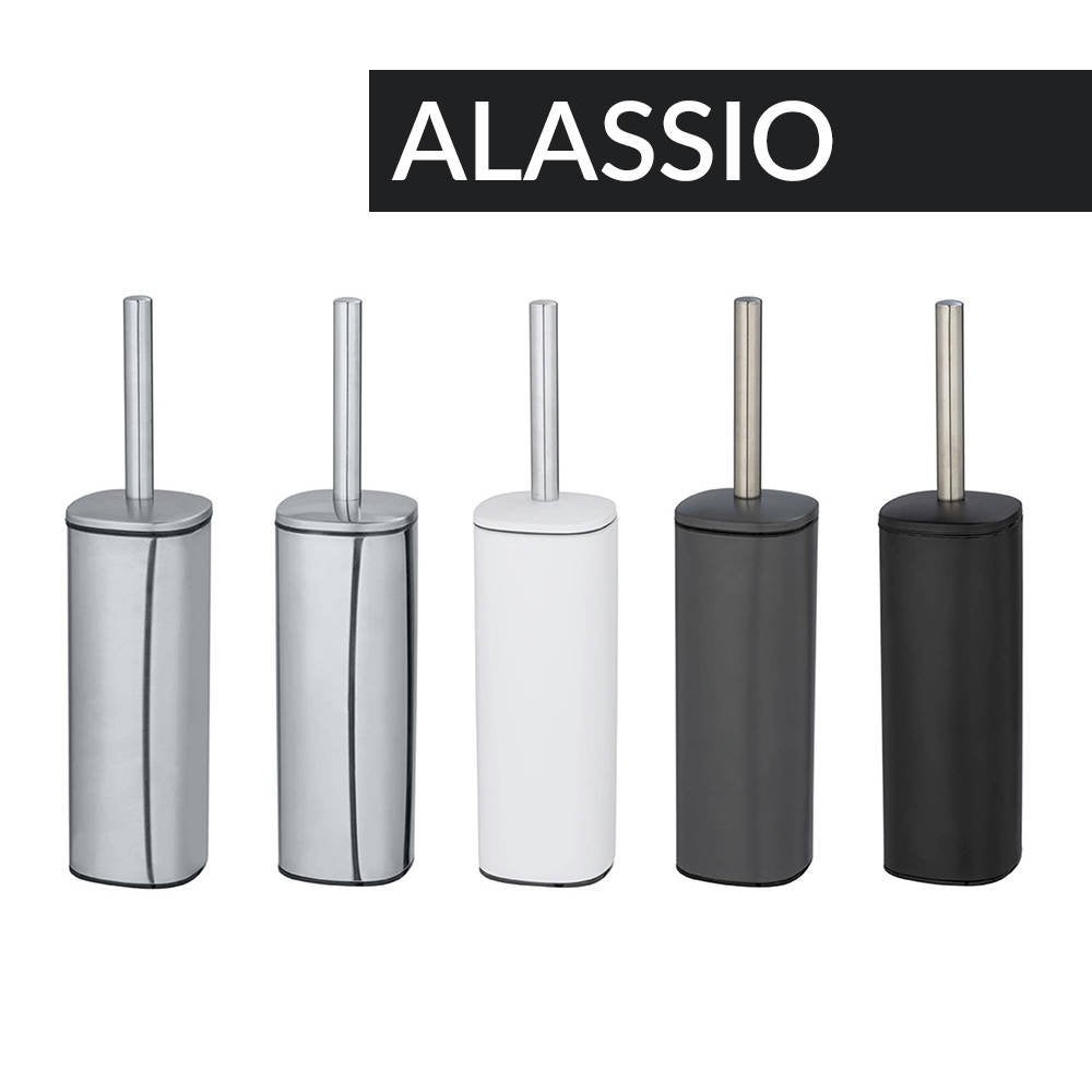 Brosse WC en acier laqué ALASSIO, WENKO, WENKO - 4
