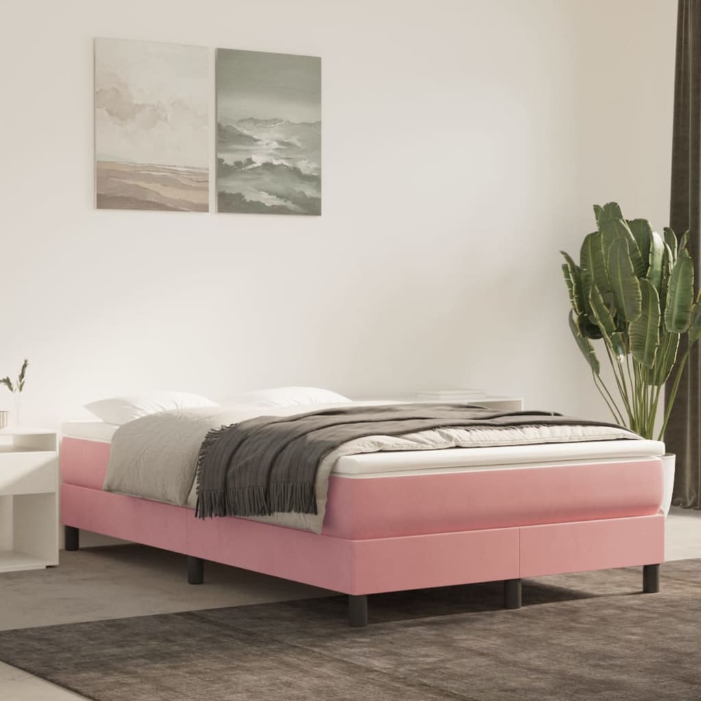 Ensemble boxspring complet tête de lit + sommiers + matelas + surmatelas inaya de venesetti - tissu luxe gris - 180x200 cm