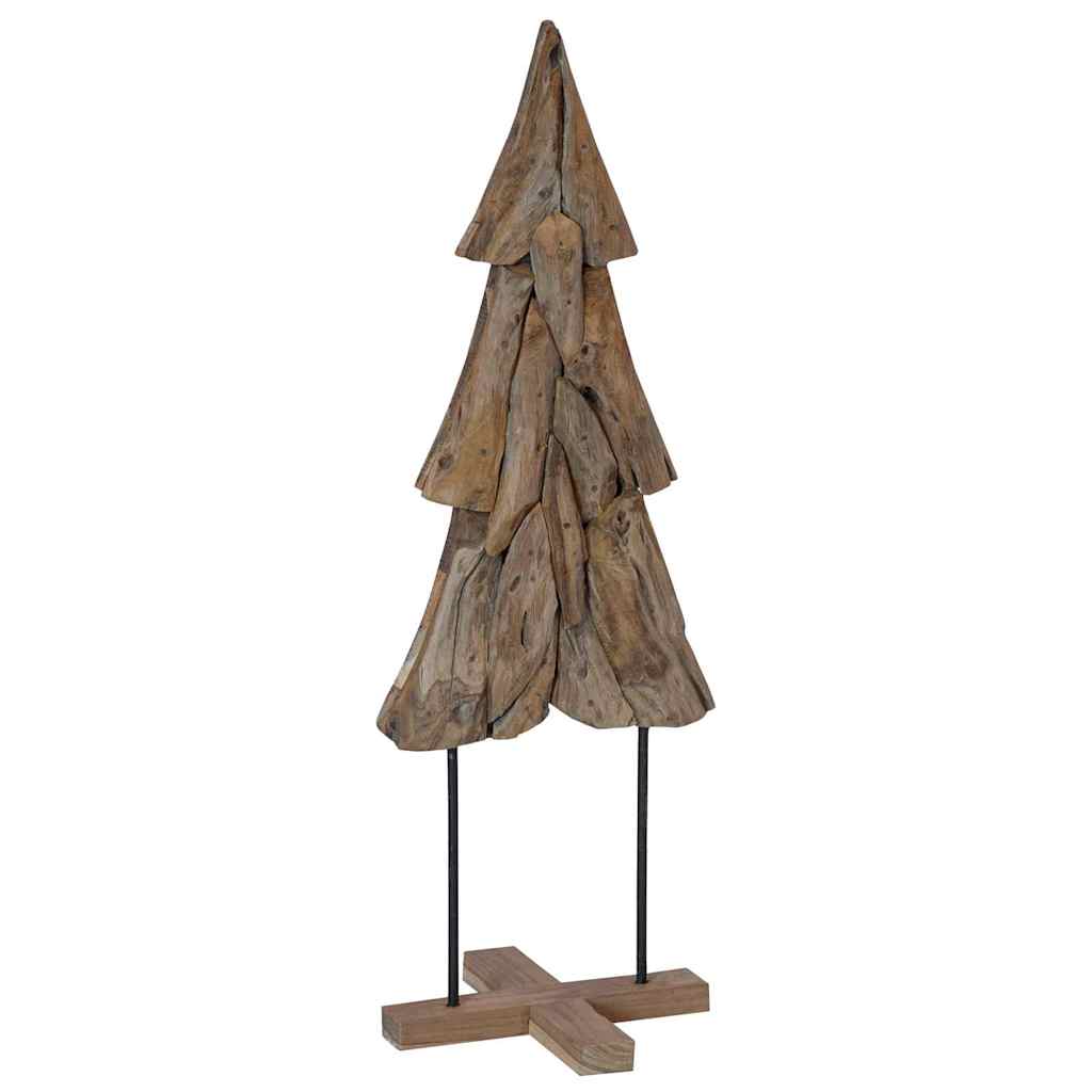 Choinka z podstawą Brązowy 120 cm Lite drewno tekowe