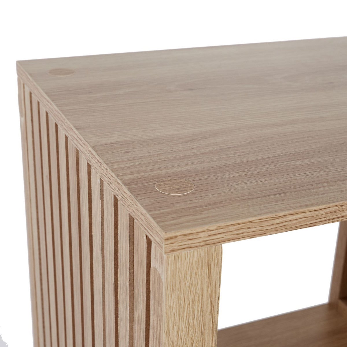 Bibliothèque pour Séjour en MDF Marron H. 99 x l. 38.5 x P. 32 cm - 4
