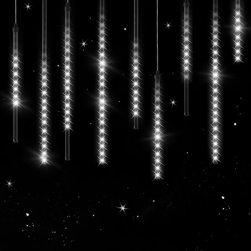 Girlanda świetlna LED LED efekt deszczu meteorów krople diamentów sople lodu IP do użytku wewnątrz i na zewnątrz Boże Narodzenie model wyboru biały