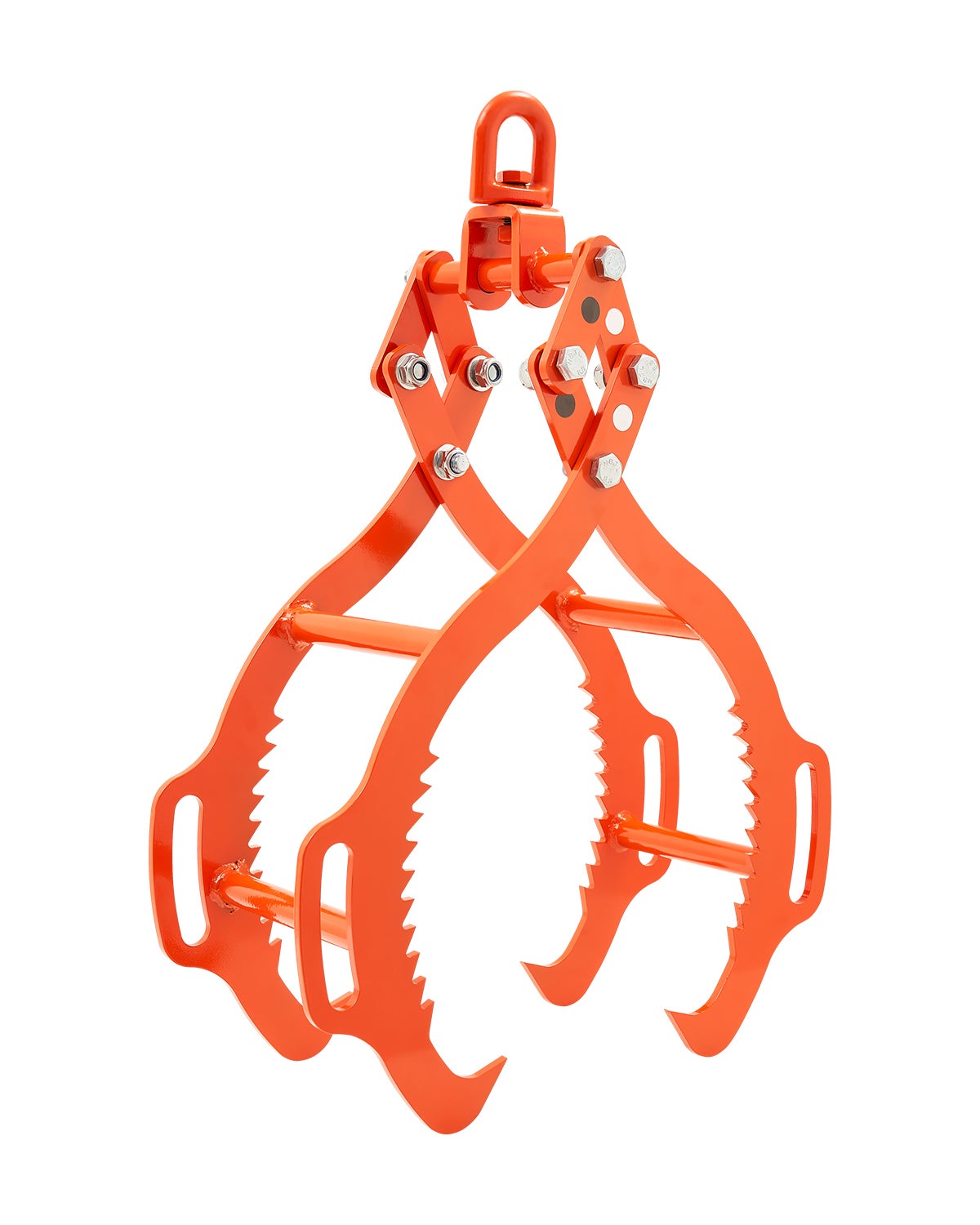 CROSSFER Pince De Remorquage 1500 Kg Pour Bois Avec émerillon Rotatif, Souche En Bois Protégeant Le Sol, Pince à Dos Pour La Sylviculture Avec