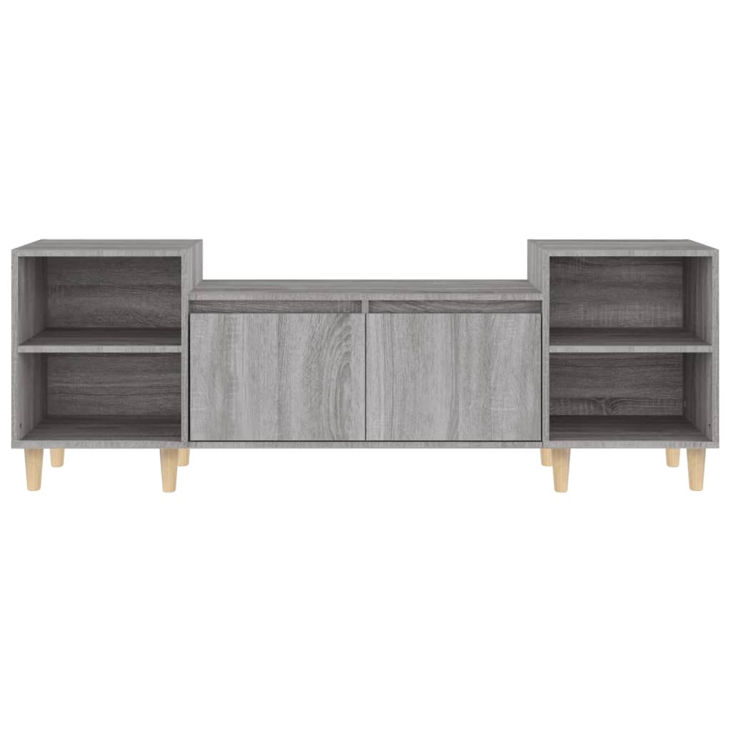 Meuble TV Sonoma gris 160x35x55 cm Bois d'ingénierie - COMFORTXL - 6