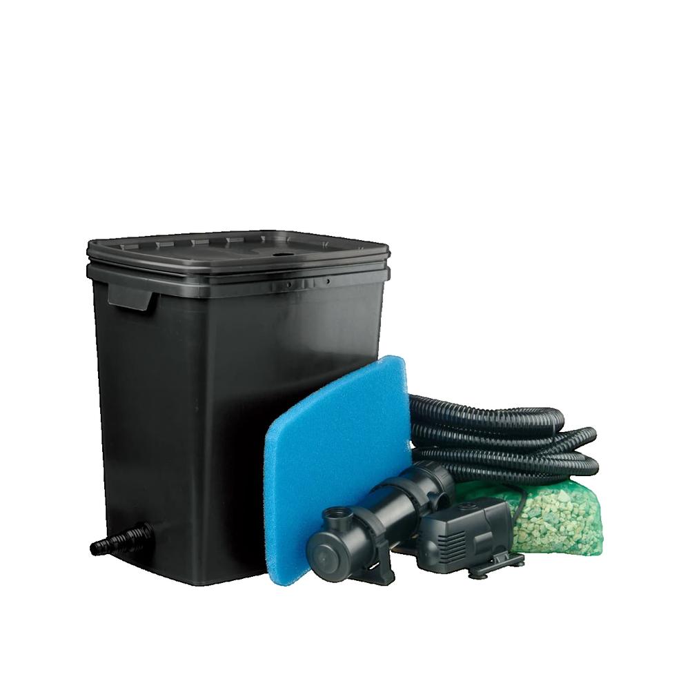 Zestaw filtrów do stawu Ubbink FiltraPure 7000 Plus 37 L Czarny