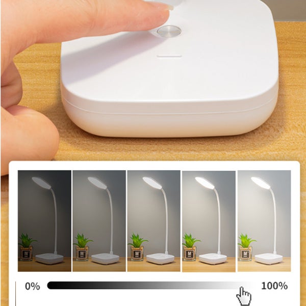 Candeeiro de mesa ajustável 3000K-6000K, candeeiro de mesa sem fios touch, carregamento USB, candeeiro de leitura de cabeceira, luz noturna - 3