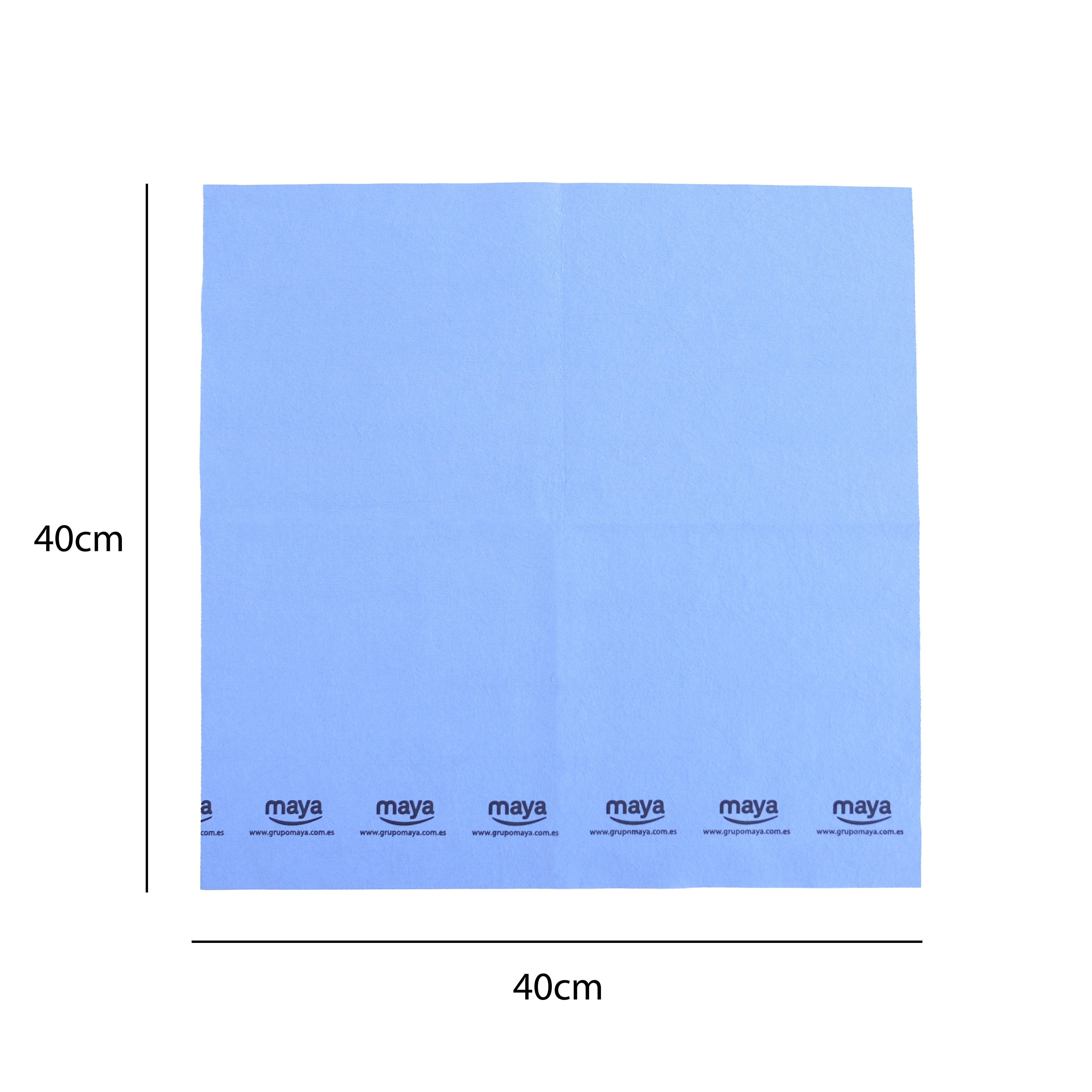 MAYA Bayeta Microplus. Especial para Vajilla y Cristales. No Deja Marcas. Muy Absorbente y de Secado Rápido. 100% Microfibra. Pack 5 unidades (Azul) - 2