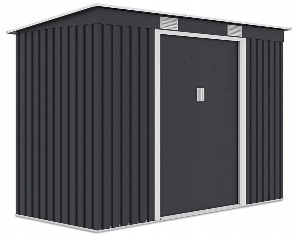 Domek Ogrodowy Narzędziowy na Narzędzia Szopa OREGON 261x121cm Metalowy 1 szt