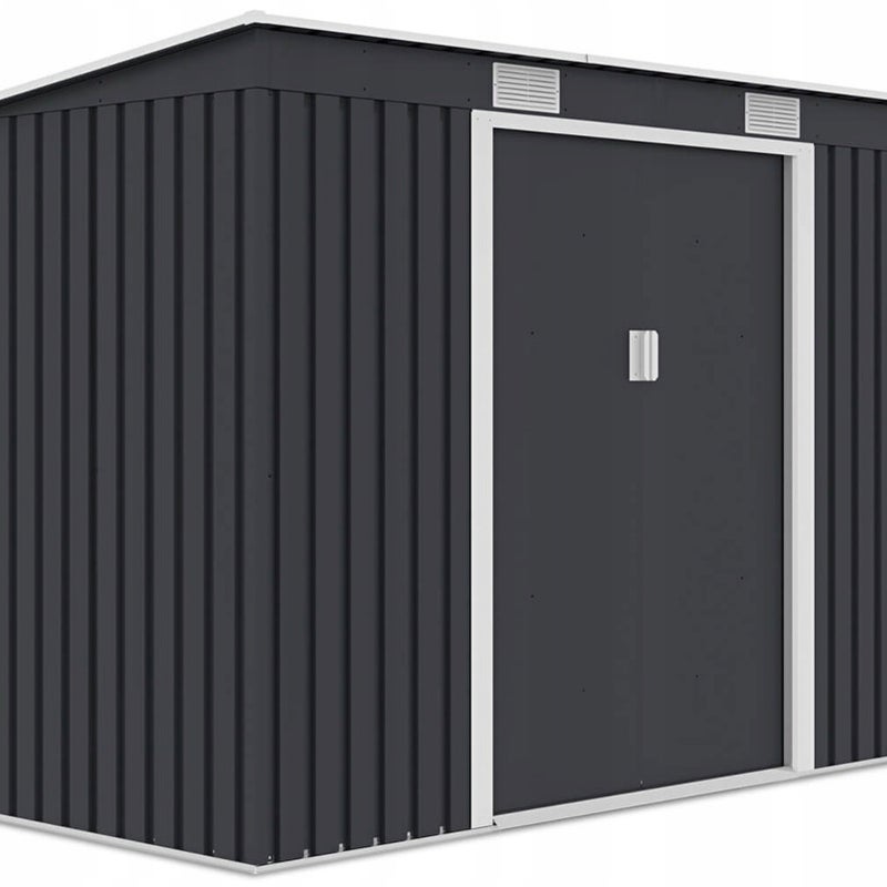 Domek Ogrodowy Narzędziowy na Narzędzia Szopa OREGON 261x121cm Metalowy 1 szt