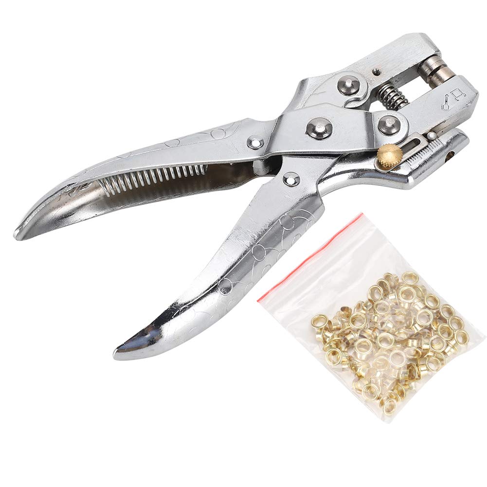 Kit Pince à œillets Et Perforateur Cuir - Œillets Inclus - Neuf