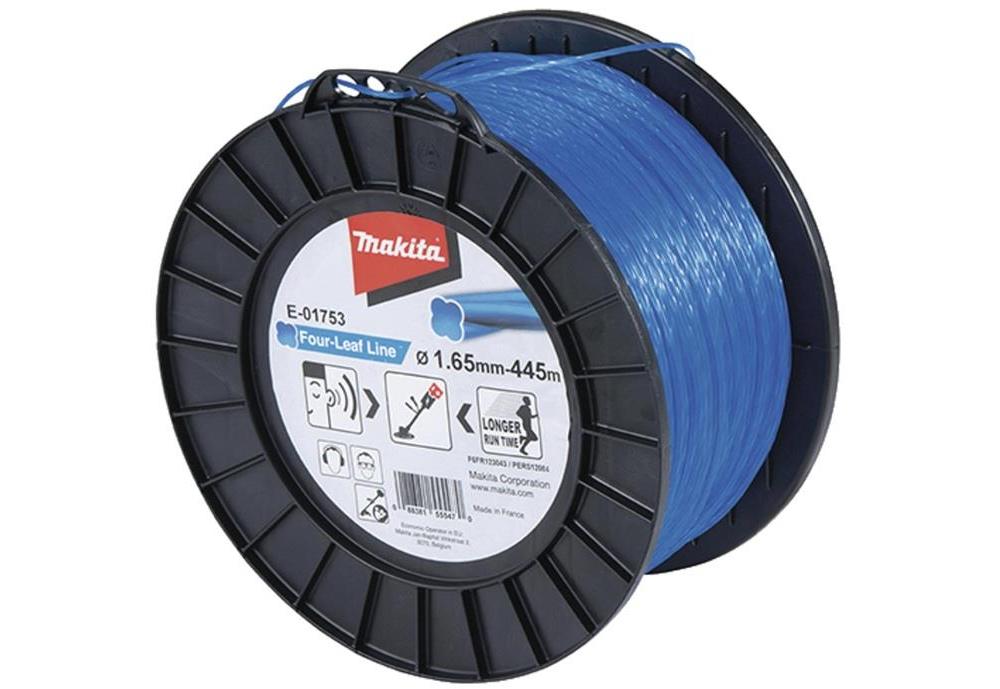 Fil nylon Trèfle torsadé MAKITA 1,65 mm x 445 m - E-01753 - 3