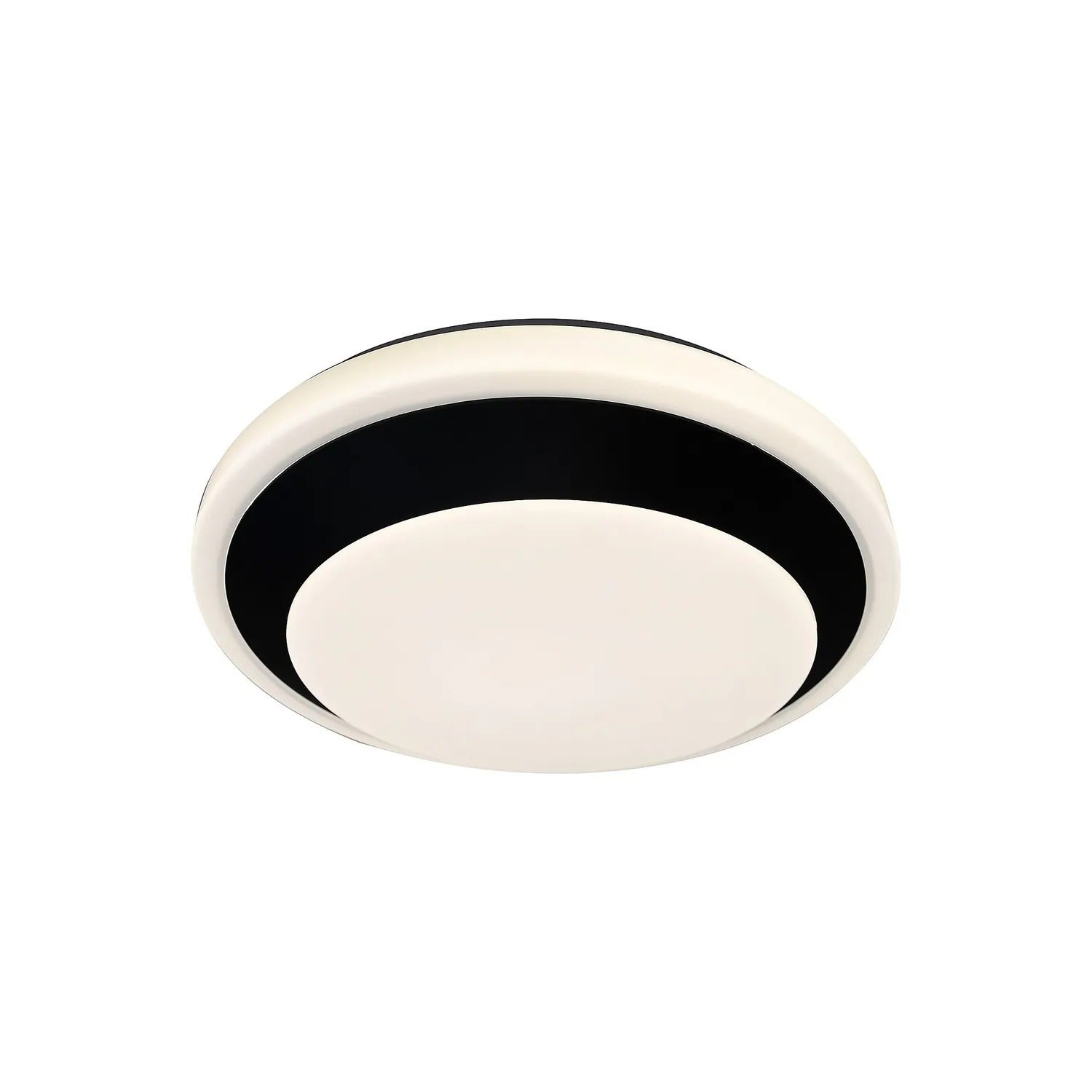 Plafon okrągły BARBORA LED 24W Neutralna biel 2000lm czarno-biały wym:8x38x38cm IP20 Rabalux